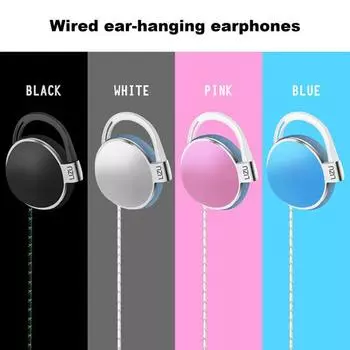 Проводные наушники Yousheng со штекером 3,5 мм, проводные наушники с микрофоном, Hi-Fi стереозвук, спортивная гарнитура для музыкального звонка чёрный