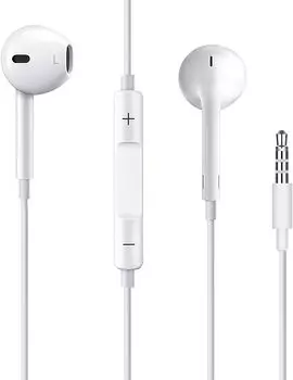 Проводные Проводные Улучшенное Шумоподавление Эргономичные Шумоподавляющие Идеально подходят для Совместимы со всеми устройствами с интерфейсом [TOMPOL] 3,5 мм Наушники, Наушники, Бас, белый