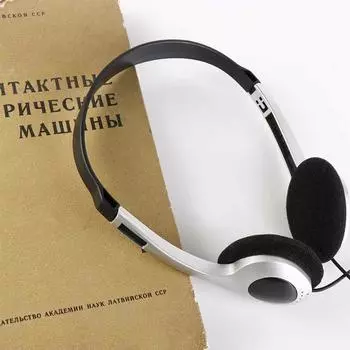 Проводные ретро-наушники 3,5 мм ретро-гарнитура наушники Y2k наушники CD/Walkman/Mp3 чёрный