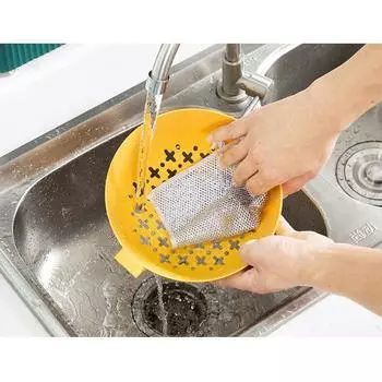 Проволочная сетка для мытья посуды, антипригарная масляная тряпка