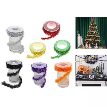 Проволочные гирлянды, мишура, лента, подвески, ротанговое дерево, украшение для свадебной вечеринки, красочная лента для самостоятельного изготовления бантов, подарочная упаковка A5