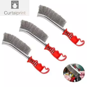 Проволочные щетки для очистки гриля, гриль-барбекю, стальная проволочная щетка-щетка из стальной проволоки, инструменты для удаления ржавчины и краски