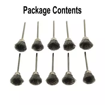 Проволочные щетки, шлифовальные щетки для различных дрелей, идеально подходят для садовых и ручных инструментов