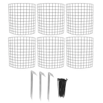 Проволочные защитные устройства для растений, расширяемые, не допускающие животных в помещение, вентиляция, защита сада, металлические клетки для растений