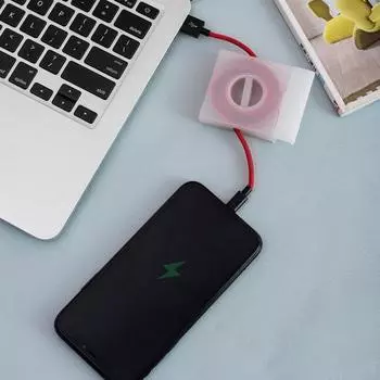 Проволочный органайзер Портативный вращающийся полипропиленовый многофункциональный чехол для хранения шнура для улицы A белый