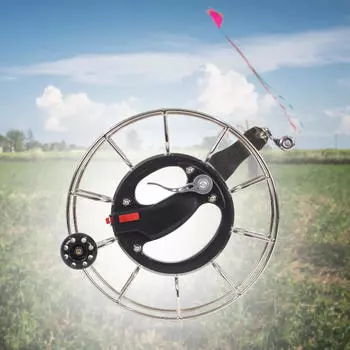 Проволочный роликовый кошелек портативного воздушного змея для рыбалки на открытом воздухе с заварным кремом A