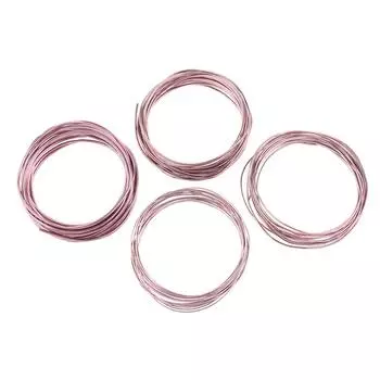 Проволока для бонсай, тренировочная проволока для бонсай из анодированного алюминия, общая длина 16,5 футов (коричневый) 1.0mm