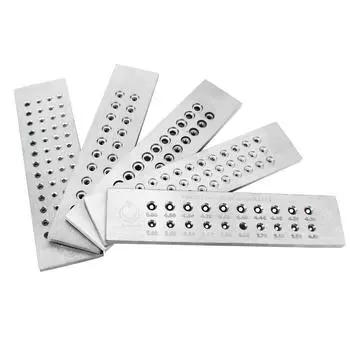 Проволока из карбида вольфрама, квадратная/полукруглая форма, 0,26-9,0 мм, 20/50 отверстий, пластина из нержавеющей стали для изготовления ювелирных изделий