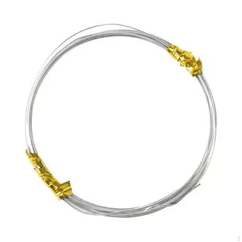 Проволока из стерлингового серебра 925 пробы, проволока для бисера, гибкая проволока для ювелирных изделий своими руками, шнур для ювелирных изделий, для 0.4mm