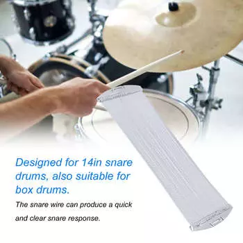 Проволока малого барабана, 40 жил, пружинный металл, 326x100 мм, аксессуар для 14-дюймового коробчатого барабана