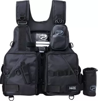 Prox Floating Game Vest Adult Free Black x Black (PX313)
