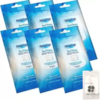 Proxy soft 3in1 обычного типа 100 штук с оригинальным хлопковым набором [Набор 6]
