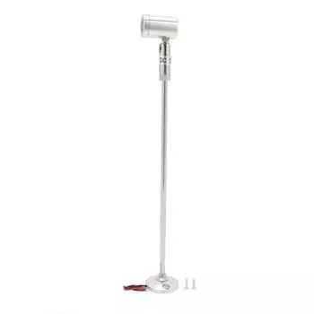 Светильник-прожектор для витрины ювелирных изделий 12 В 1 Вт из алюминиевого сплава, вращающийся, небольшой, напольный, светодиодный, акцентный White