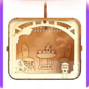 Прозрачная акриловая переноска для хомяков и шиншилл Golden Bear Coffee House, buy one get one free