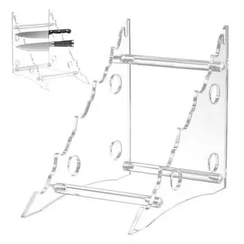 Прозрачная акриловая подставка для резки резака, 4 слоя, съемная столешница шкафа, уличный карманный держатель для фруктов, органайзер, стеллаж для хранения чистый