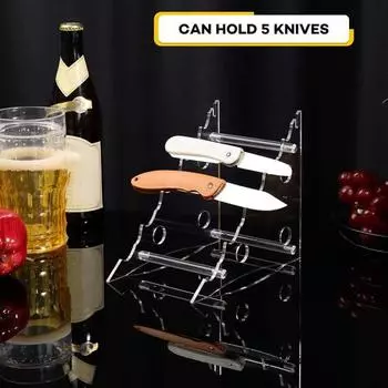 Прозрачная акриловая подставка для резки резака, 4 слоя, съемная столешница шкафа, уличный карманный держатель для фруктов, органайзер