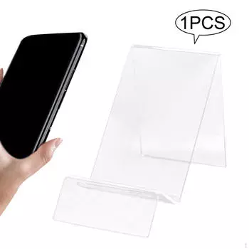 Прозрачная акриловая подставка для телефона, аксессуары, компактное крепление для книг