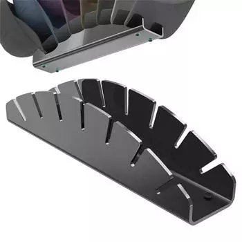 Прозрачная акриловая стойка для хранения кепок Стойка для хранения бейсбольной кепки Стойка для солнцезащитных шляп One Size белый