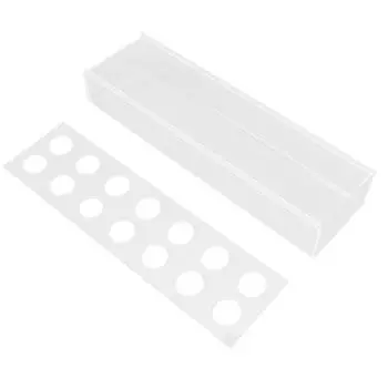 Прозрачная акриловая ваза прямоугольная элегантная центральная ваза для цветов для домашнего декора свадебной вечеринки 14