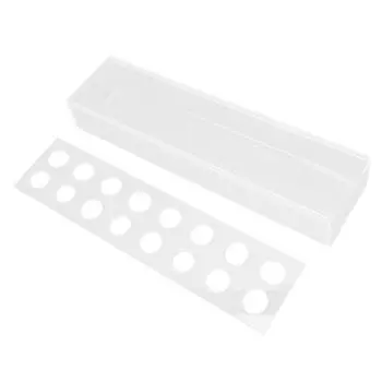 Прозрачная акриловая ваза прямоугольная элегантная центральная ваза для цветов для домашнего декора свадебной вечеринки 16