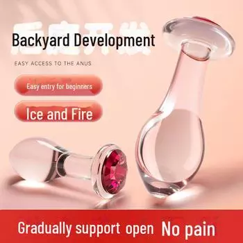 Прозрачная анальная пробка Miji Crystal — легко чистить, идеально подходит для новичков, 100 шт. в коробке.