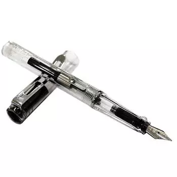 Прозрачная белая бизнес-офисная перьевая ручка со средним пером, студенческая канцелярская ручка, новые офисные принадлежности, ручки для письма, стило
