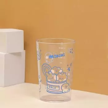 Прозрачная большая чашка Line Friends Minini для вечеринок (500мл)