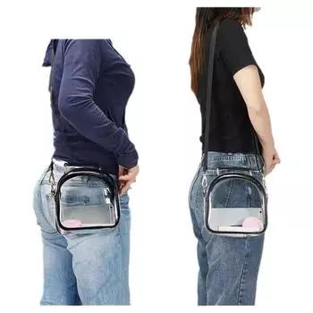 Прозрачная большая сумка для путешествий и спортзала. Прозрачная большая сумка для работы. one size