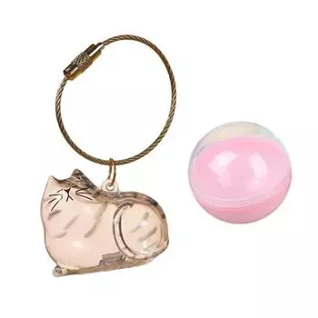 Прозрачная бутылочка для хранения кошачьей шерсти, брелок-сувенир для сбора шерсти кошек и собак, памятный подарок для питомца B