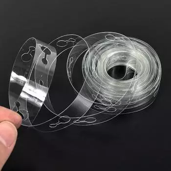 Прозрачная цепочка из воздушных шаров длиной 5 м для украшения арки на день рождения и в качестве свадебного реквизита с двойными отверстиями.