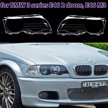 Прозрачная фара Len, левая и правая, абажур для BMW E46 Coupe Convertible 1999-2003, до фейслифтинга M3 2000-2006 1pc Right Side