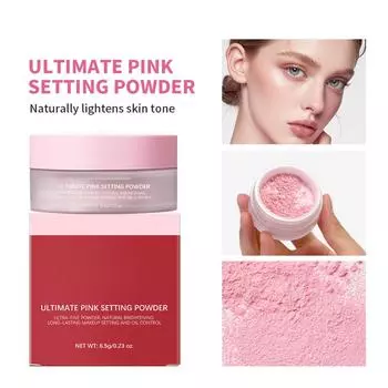 Прозрачная фиксирующая пудра для контроля жирности кожи, стойкая фиксация, легкая рассыпчатая пудра, впитывает излишки жира, 1 шт. One Size