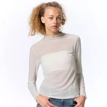 Прозрачная футболка с длинными рукавами GU by Uniqlo