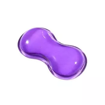 Прозрачная гелевая подставка под запястье Эргономичная силиконовая гелевая подставка под запястье Подставка для поддержки запястья мыши Дом purple-wrist brace