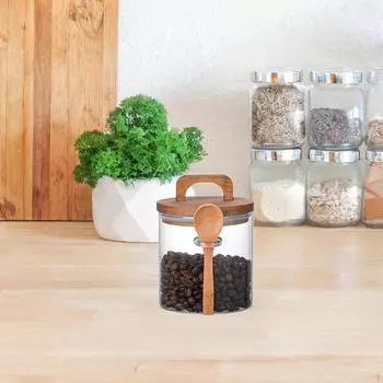 Прозрачная канистра, герметичные банки, стеклянная банка, контейнер для хранения продуктов, соль для сахара 700ml