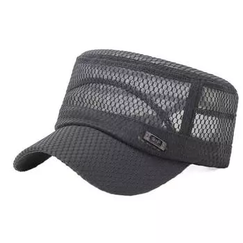 Прозрачная кепка-сетка от солнца с надписью, летняя бейсболка, повседневная уличная шляпа от солнца, для улицы серый