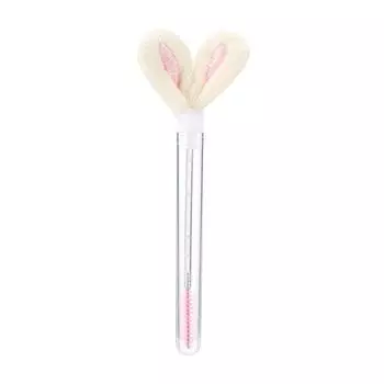 Прозрачная кисточка для туши «Кроличьи ушки» Многоцветная блестящая палочка для туши Кисти для макияжа розовый