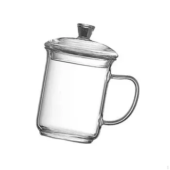 Прозрачная кофейная чашка, кружка для молока, питьевая вода для чая, капучино, вечеринка 400ml