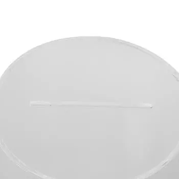 Прозрачная копилка большой вместимости, устойчивая к падениям, прозрачный ящик для чаевых, акриловая банка для монет 20*13cm