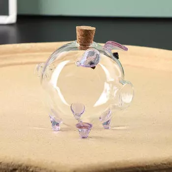 Прозрачная копилка для экономии денег и хранения банкнот для домашнего использования синий