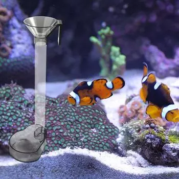 Прозрачная кормушка для креветок, пластиковая круглая кормушка для аквариума, трубка для аквариума прозрачный