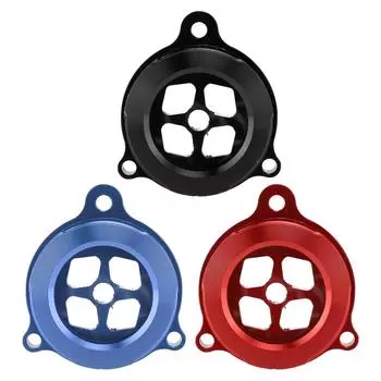 Прозрачная крышка масляного фильтра двигателя из алюминиевого сплава, защитная крышка масляного фильтра с ЧПУ для Rapto Black