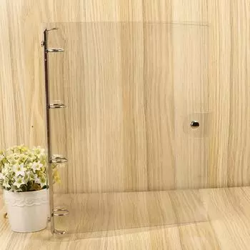 Прозрачная крышка с защелкой, износостойкий экологически чистый бюджетный ПВХ для школьного офиса A5