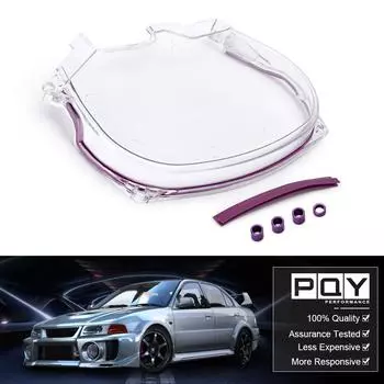 Прозрачная крышка шестерни кулачка крышка ремня привода турбо кулачок шкив для 96-05 Mitsubishi Evolution Lancer EVO4-8 4G63