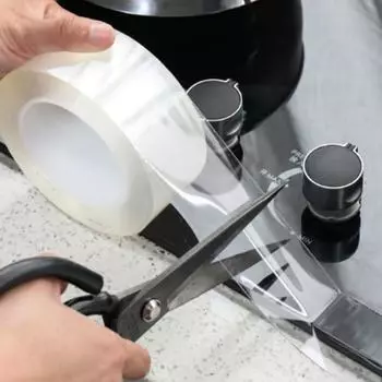 Прозрачная лента, 1 шт., популярная устойчивая к плесени водостойкая самоклеящаяся лента для унитаза, высокое качество, полоска для щелей, ювелирные изделия для ванной комнаты и кухни 0.5mm*20mm*3m