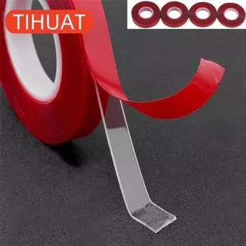 Прозрачная лента Superceptic для кухни, ванной комнаты, кухни, водонепроницаемая прозрачная клейкая лента, универсальная бытовая двусторонняя лента, многоразовая 5mm*3m