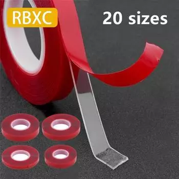 Прозрачная лента Superceptic для кухни, ванной комнаты, кухни, водонепроницаемая прозрачная клейкая лента, универсальная бытовая двусторонняя лента, многоразовая 5mm*3M