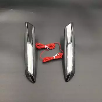 Прозрачная линза автомобильный светодиодный боковой габаритный фонарь для Toyota Reiz Crown для Lexus GS300 ES350 светодиодный янтарный индикатор