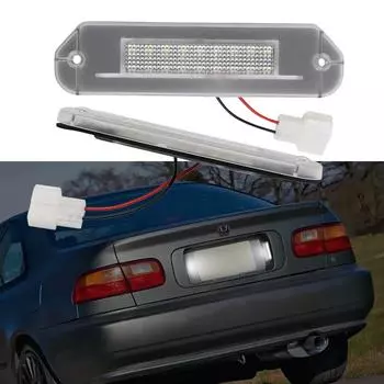 Прозрачная линза белого светодиодного фонаря номерного знака для Honda Accord 1990 1991 1992 1993