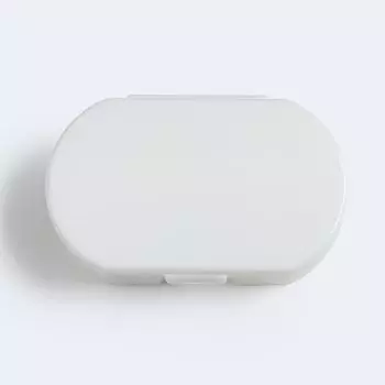 Прозрачная маленькая аптечка с тремя отделениями, футляр для таблеток, мини-таблетница, витаминные добавки